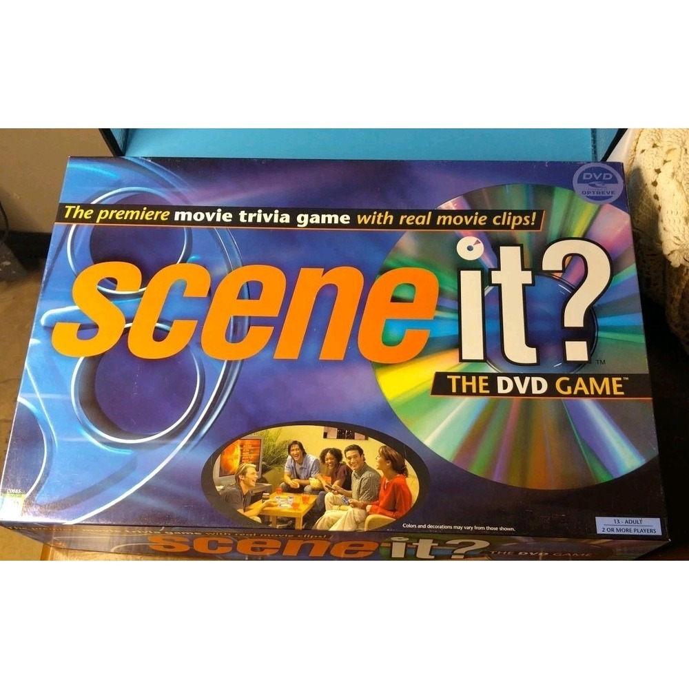 Scene It ? The DVD Mattel Board Game Movie Trivia Game Played once, Complete